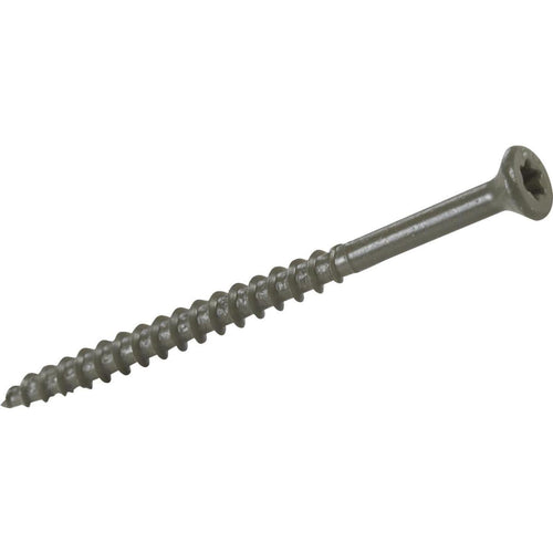 Grip-Rite PrimeGuard Plus No. 9 Wire X 3 in. L Green Star Flat Head Deck Screws