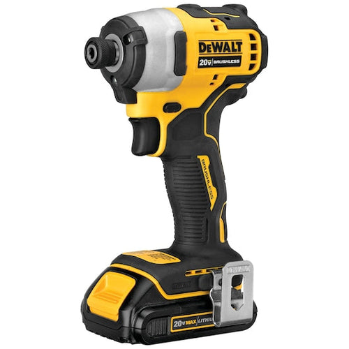 Dewalt ATOMIC™ 20V MAX* Brushless Cordless Compact 1/4 in. Impact Driver Kit DCF809C2