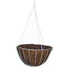 12-Inch White Growers Hanging Basket