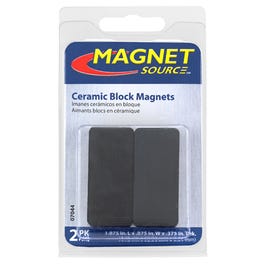 Master Magnetics 2-Piece Ceramic Block Magnets