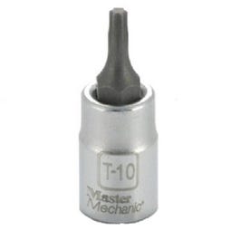 T-10 Torx Bit Socket, 1/4-In. Drive