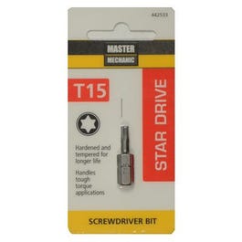 Torx 15 Insert Bit Tip, 1-In.