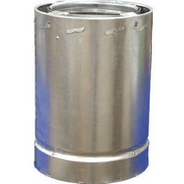 Triple Wall Chimney Pipe, All Fuel, Class A, 6-In.