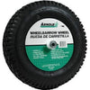 Wheelbarrow Wheel Assembly, Knobby Tread, 480/400 x 8-In.