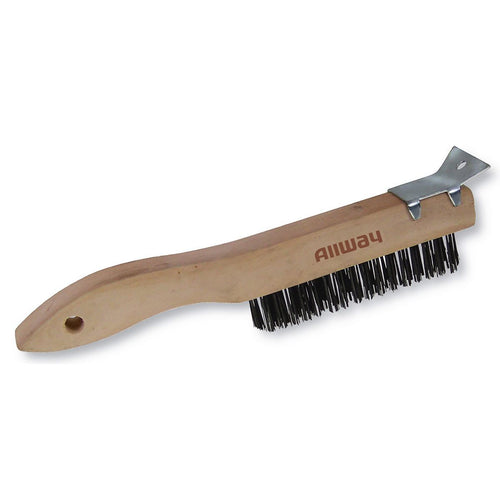 Allway Tools (WBS416) Wood Handle Wire Brush