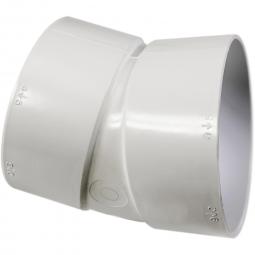 Genova Products PVC Sewer 22 1/2° Elbow
