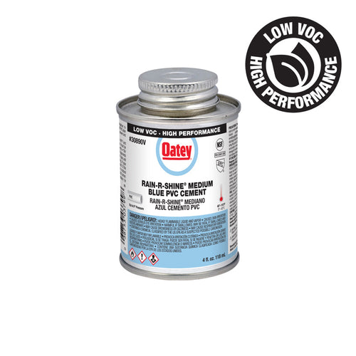 Oatey® Rain-R-Shine® Medium Blue PVC Cement