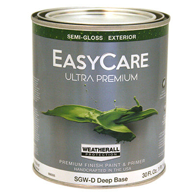 True Value EasyCare Ultra Premium WeatherAll Exterior Latex House Paint Semi-Gloss Deep Base