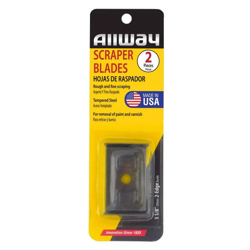 Allway Tools (1B) 2-Edge Wood Scraper Blades