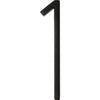 Hillman Distinctions Floating Mount House Number Black