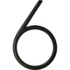 Hillman Distinctions Floating Mount House Number Black
