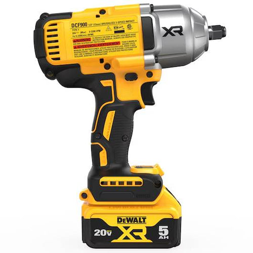 Dewalt DCF900P1 20V MAX* XR® High Torque Impact Wrench with Hog Ring Anvil