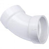 Genova PVC DWV 45° Sanitary Elbow