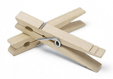 Whitmor Wooden Clothespins