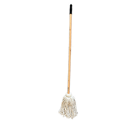 Homepointe Cotton Deck Mop Wood Handle