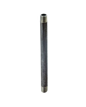 World Wide Sourcing Black Schedule 40 Pipe Nipple