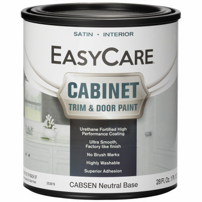 True Value EasyCare Cabinet Door & Trim Paint Satin Neutral Base Acrylic Polyurethane
