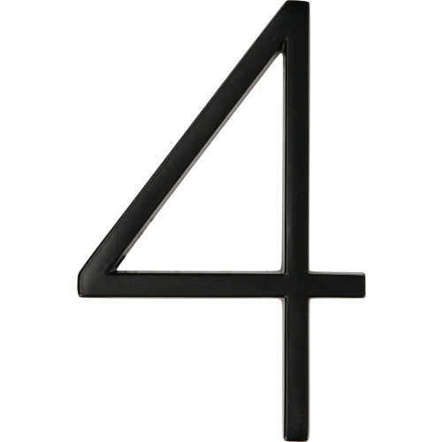 Hillman Distinctions Floating Mount House Number 4 Black