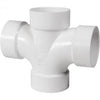 Genova Products PVC DWV Fittings Double Sanitary Tee