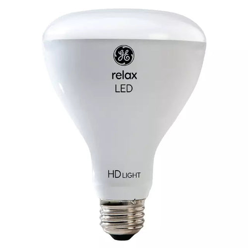 GE Relax HD BR30 LED Light Bulbs, Indoor Floodlights, 65 Watt Replacement