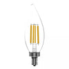 GE Ultra Bright LED 75 Watt Replacement Soft White CA11 Deco - Candle Bulbs
