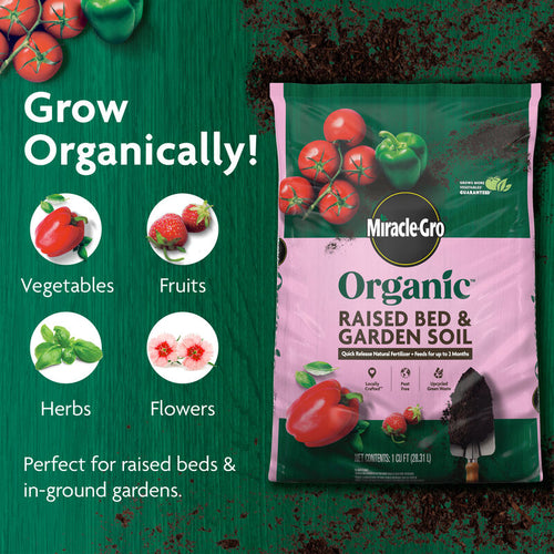 Miracle-Gro Organic™ Raised Bed & Garden Soil