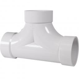 Genova Schedule 40 DWV PVC 2-Way Cleanout Tee, 4-In.