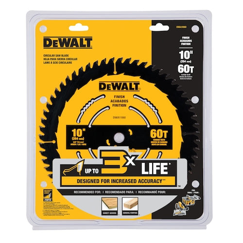 DeWalt 10 in. 60T Finish Circular Saw Blade