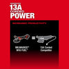 Milwaukee M18 FUEL™ 4-1/2-6 Braking Grinder, Paddle Switch