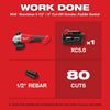 Milwaukee M18™ Brushless 4-1/2 / 5 Cut-Off Grinder, Paddle Switch