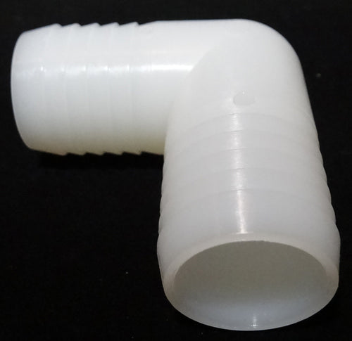 Coupling Company NY235C – 1/4 X 1/4 Nylon Hose Barb Elbow