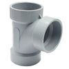 Canplas PVC DWV Sanitary Tee, Hub x Hub x Hub