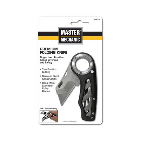 Master Mechanic Premium Folding Utility Knife