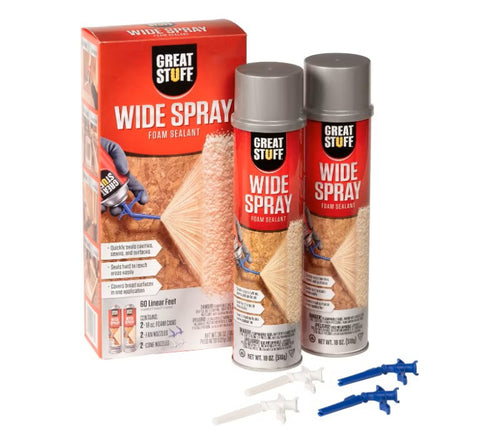 Great Stuff Wide Spray Insulating Foam Sealants