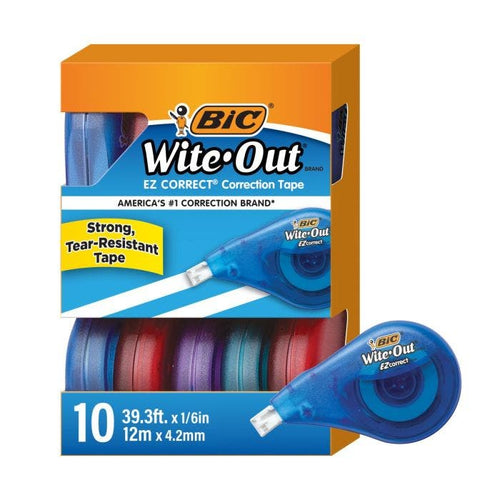BIC Wite-Out Brand EZ Correct, Correction Tape