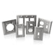 Leviton 1-Gang Toggle Switch Wallplate, Standard Size, Magnetic Stainless Steel, C-Series