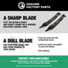 Cub Cadet 2-in-1 Blade Set for 46-inch Cutting Decks