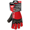 Pro Fingerless Gloves, Knuckle Protection, Large