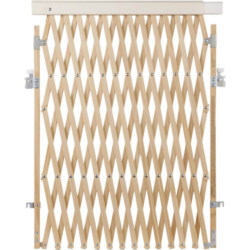 North States 60 In. Expandable Natural Wood Safety Gate