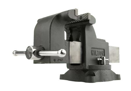 Wilton Tools WS4, Shop Vise, 4 Jaw Width, 4 Jaw Opening, 2-3/4 Throat Depth (WL9-63300)